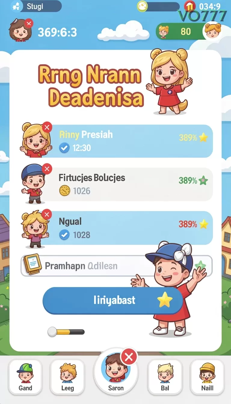 Galeri pratinjau visual vo777 build APK resmi terbaru