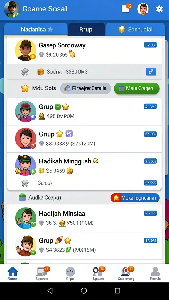 Galeri pratinjau visual vo777 build APK resmi terbaru